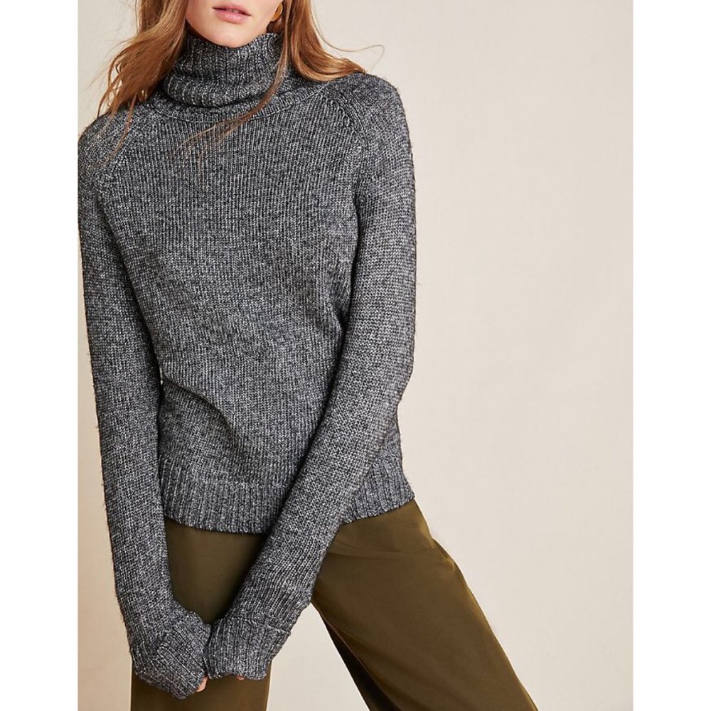 Anthropologie Long Sleeve Turtleneck Sweater - Picture 2 of 15